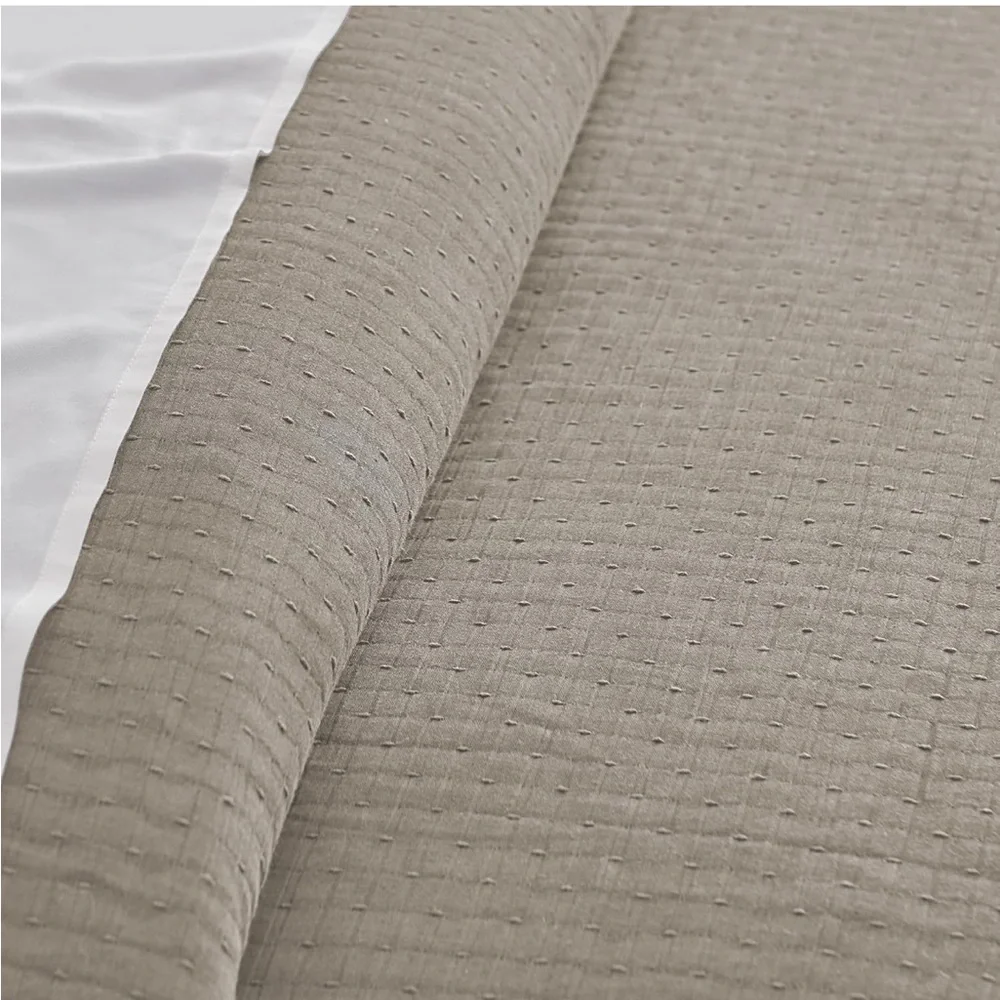 Levtex Home Reede Muslin Cream Duvet Cover Set with Shams King